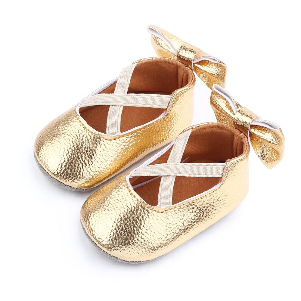 Newborn toddler shoes lovely bow baby girls princess shoes girls soft sole walking shoes wholesale details