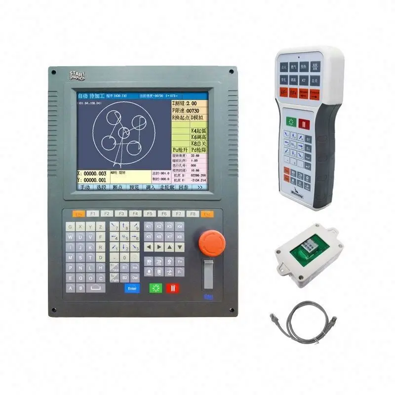TEBAK Cnc Plasma Flame Gantry Controller Operating System CC-M3 CC-M4 CNC Plasma Cutting Machine StatAi Plasma CNC Controller