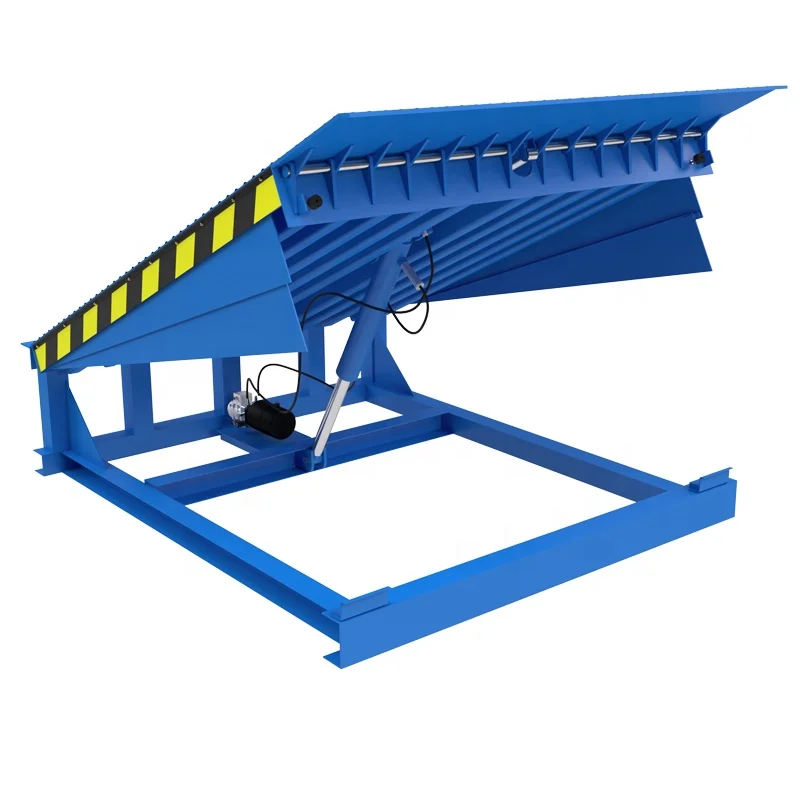 Capacity 6-20 Ton Hydraulic Platform Dock Leveler Folding Dock Leveler Container Loading Dock Warehouse Unloading
