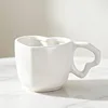 Tasse cœur blanc pur