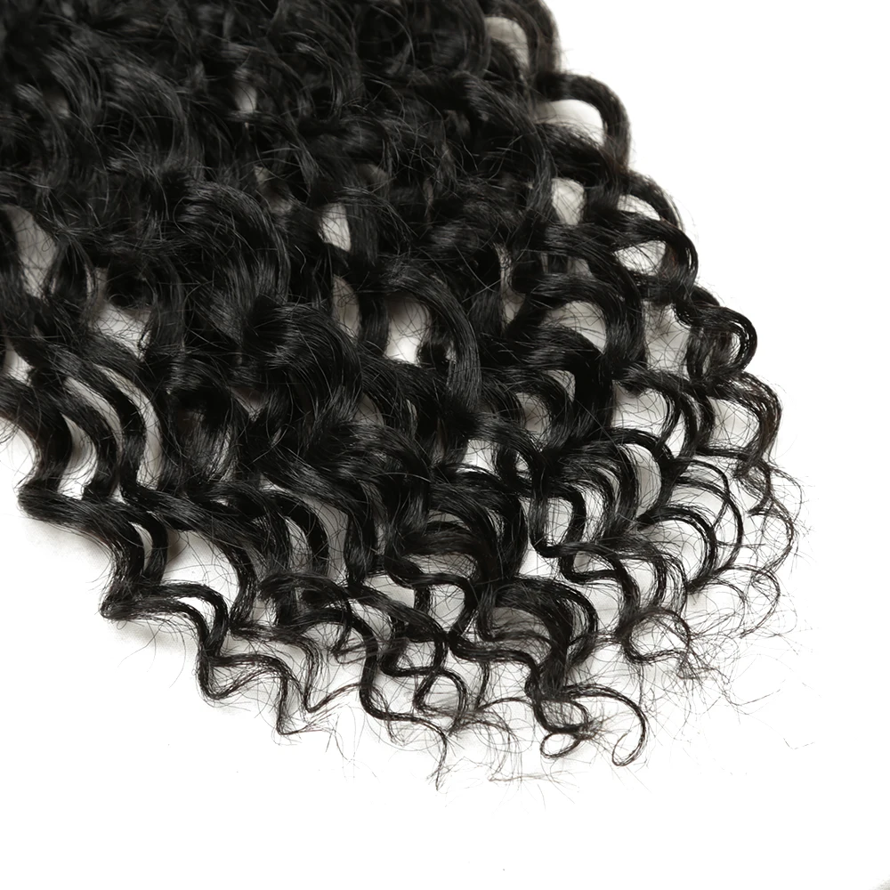 Goddess Box Braids Crochet Hair Pre-Loop Bob Bohemian Hippie Braids Boho Box Braids Crochet Hair with Curly Ends