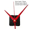 SIlent clock mvt with red hands
