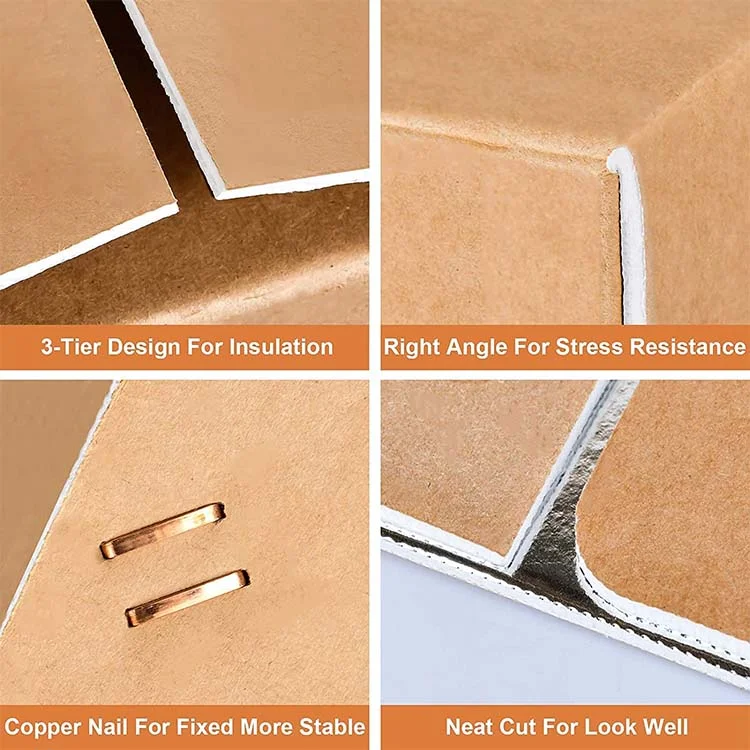 Manufacturers Hand Corrugated Extra Large Cardboard Box Insulated Handbags Custom Logo Moving Shipping Packaging for Clothes