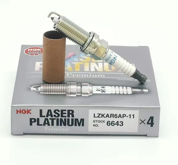 Bujía de iridio original nueva 6643 LZKAR6AP-11 para Pathfinder
