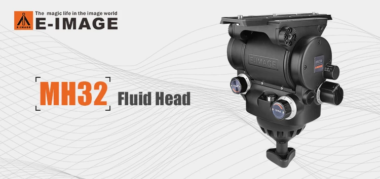 E-IMAGE MH22 MH32 100mm Professional Heavy Duty Camcorder tripod Fluid Head 32kg