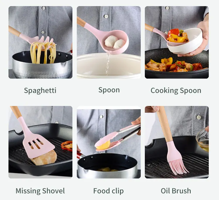 19 Pieces Kitchen Cookware Tools Set Cooking Utensils Kitchen