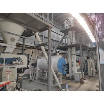 Complete Livestock and Poultry Feed Production Line, Animal Feed Pellet Production Line Support Customization