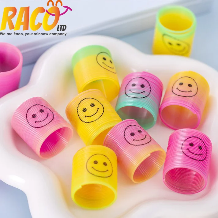 Недорогая пластиковая Весенняя игрушка Slinki, игрушка с радужной катушкой для детей и взрослых, Весенняя игрушка Jumbo Top