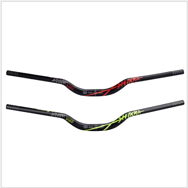 Riser Bar Red Mountain Bike Handlebars SHIKRA MTB Handlebar