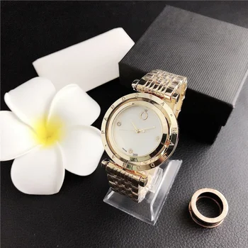 Hot Selling Women's Luxury Stainless Steel Strap Watch Waterproof Chronograph Seiko Movement Alloy Case Fashionable Wholesale