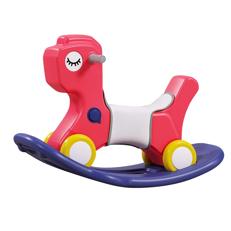 Manufactory direct sell luxury indoor rocking horse simple for kids
