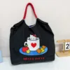 Tasse à thé noire - chaton