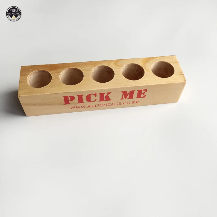 Деревянная стойка для пробирок по заводской цене, демонстрационная полка для кофейных зерен, специй, эфирных масел, стеклянных трубок