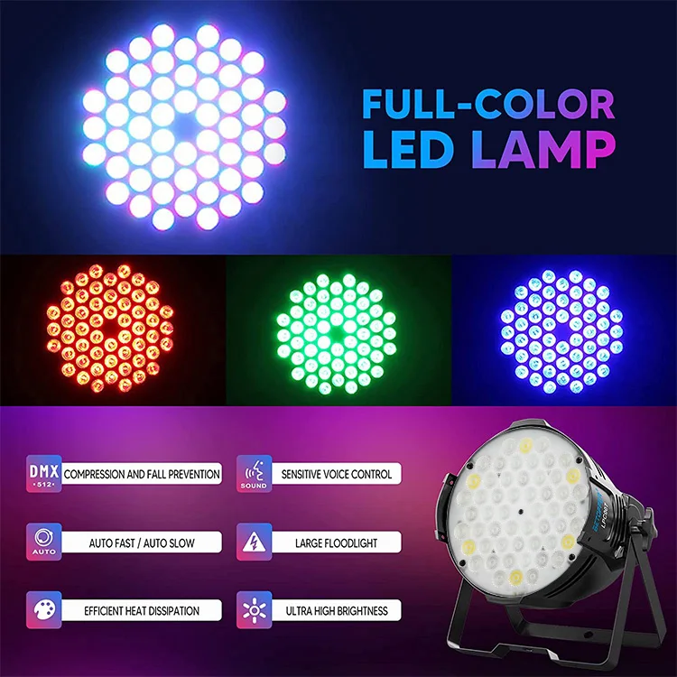 Big Dipper LPC007 RGB LED Par Lights for Party & Events