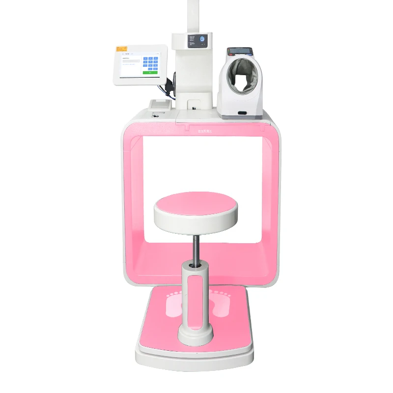 BMI Clinical Analytical Instruments Health Checkup Kioskself Service Medical Adjustable seat weighing