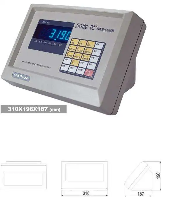 Abs Digital Platform Weighing Scale Indicator with Led or Lcd Display