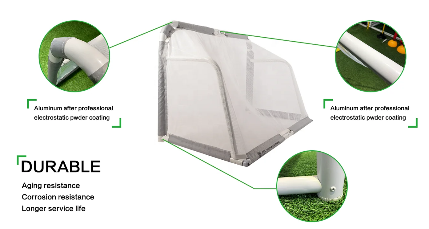 Новые товары, складные алюминиевые футбольные цели для продажи