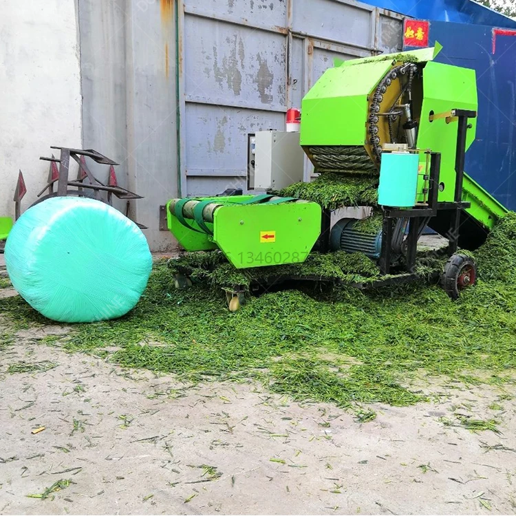 Diesel Engine Silage Baler Machine Corn Silage Hay Baler Pricesilage Bale Wrapping Machine For 6107