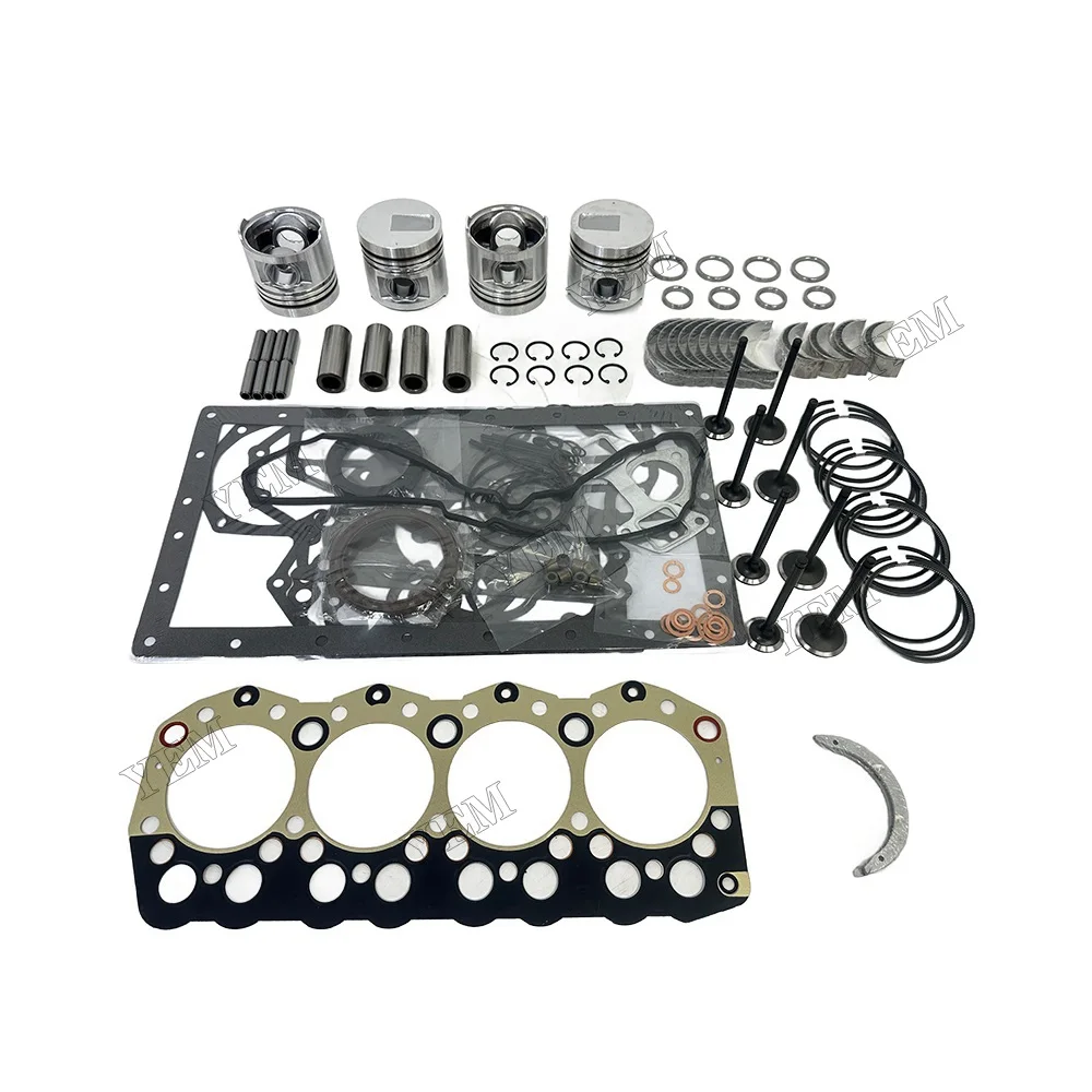 Overhaul Rebuild Kit (No Cylinder Liner) for CAT 3044C 3044CT 3044C-DIT Engine C3.4 for Mitsubishi S6S S4S S4SD S4S-IDI Engine