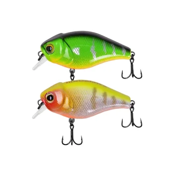 Lure Freshwater Fat Minnow 50mm 6g Plastic Hard Bait Biomimetic Lure Bass Snakehead Fish 10# Hook – Minnow – view 3