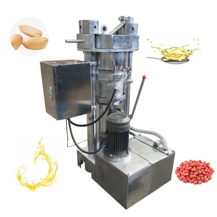 60MPA Shea Nut Palm Kernel Macadamia Almond Soya Bean Ginger Olive Oil Press Presser Cold Extraction Machine