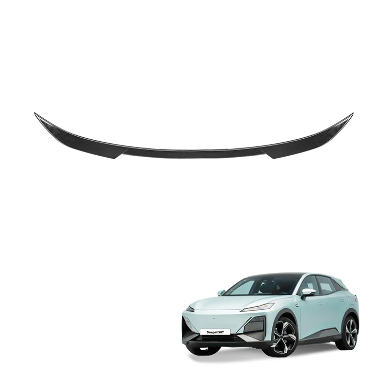 Mittsvansvinge för Changan Deepal S07 Tillbehör ABS Kolfiber Mönster Bakre Takvinge Svansvinge Bil Yttre Tillbehör