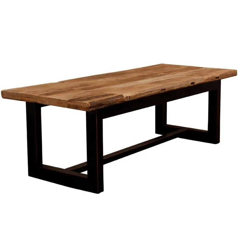 Factory Direct Sales Good Load Bearing Chinese Wooden Carved Tea Table Natural Wood Slab Tea Tables