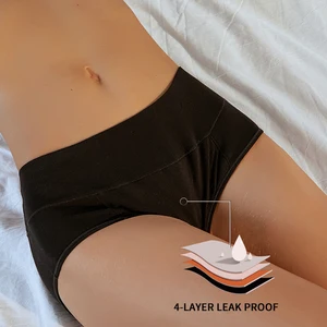 4 Layer Waterproof Leak Proof Full Protection Physiological Women Period Panties Underwear Cotton Panties Culotte Menstruelle