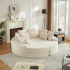 Beige + Velluto a coste + 1 Seduta + Schiuma