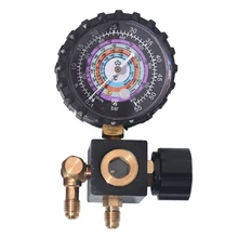 High Pressure Single Gauge Valve Exhaust Gauge Control Pressure Manifold Gauge Set Xinweiming Brand Refrigeration Tools