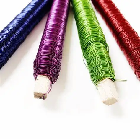 Loop Tie Binding Coated Color Wire for Flowers Wholesale Craft Wire Colored Florist  Wire - China Loop Tie Binding Wire, Flowers Wire