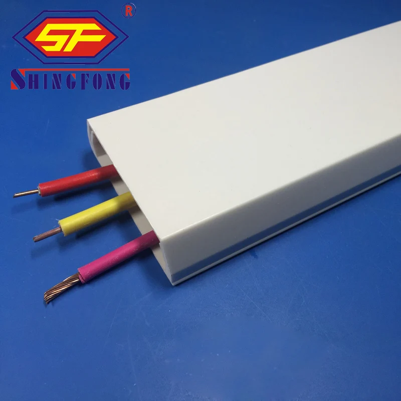 Full Sizes Trapezoid PVC Trunking Cable Duct
