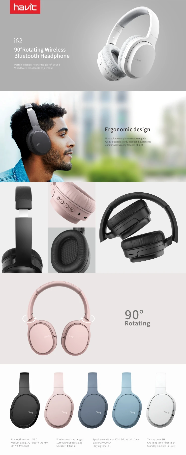 I62 Havit Price Bt Mobile Head Phones 