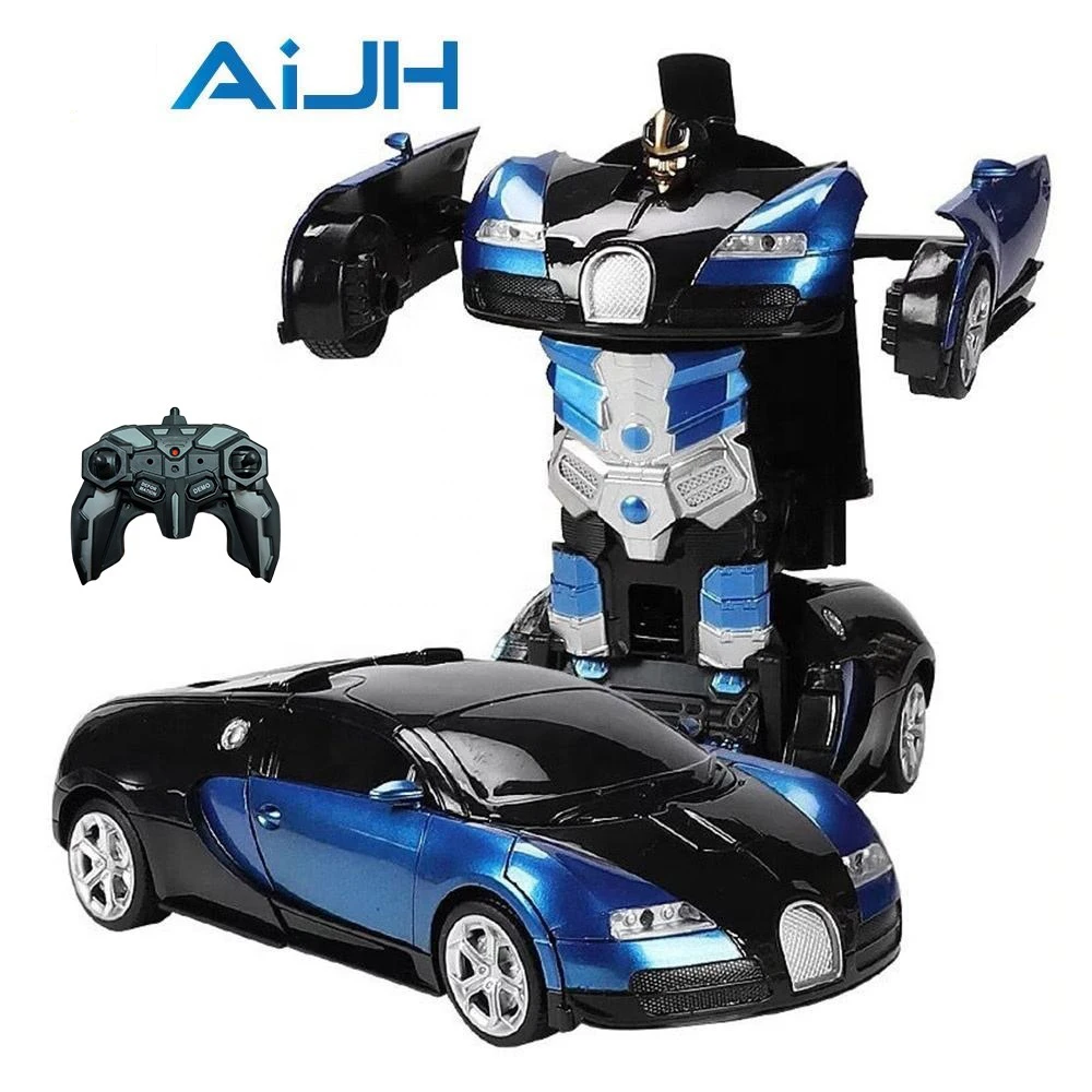 AiJH in Remote Control Cars 1/18 DeformationTeledirigido Car Electric  Radio Controlled Coche RC Car for Child