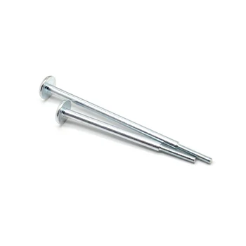 OEM Customized Professional High-Precision 316 Stainless Steel Blue Zinc Plated Phillips Half-Thread Flat Head Screws Metric