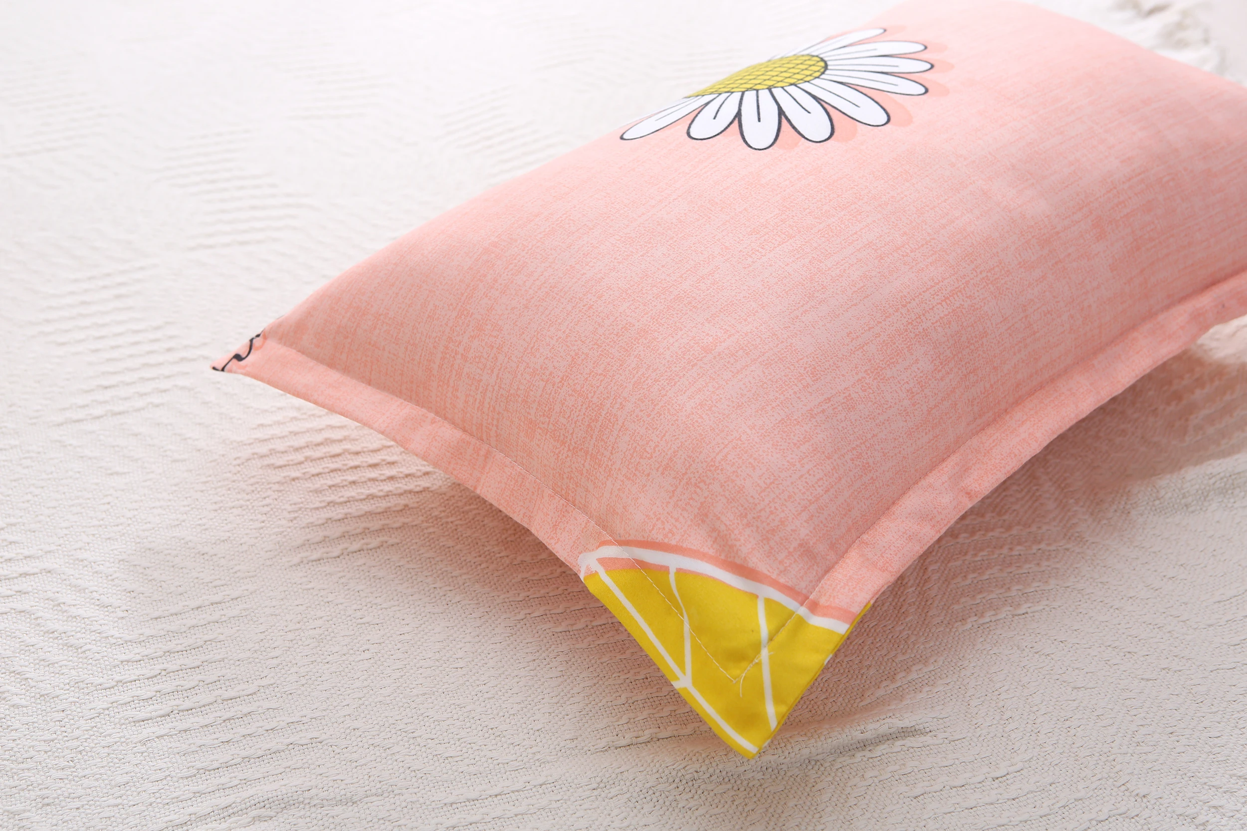 Hot Selling 100 Cotton Wool Envelope Single Pillowcase Printed Flower