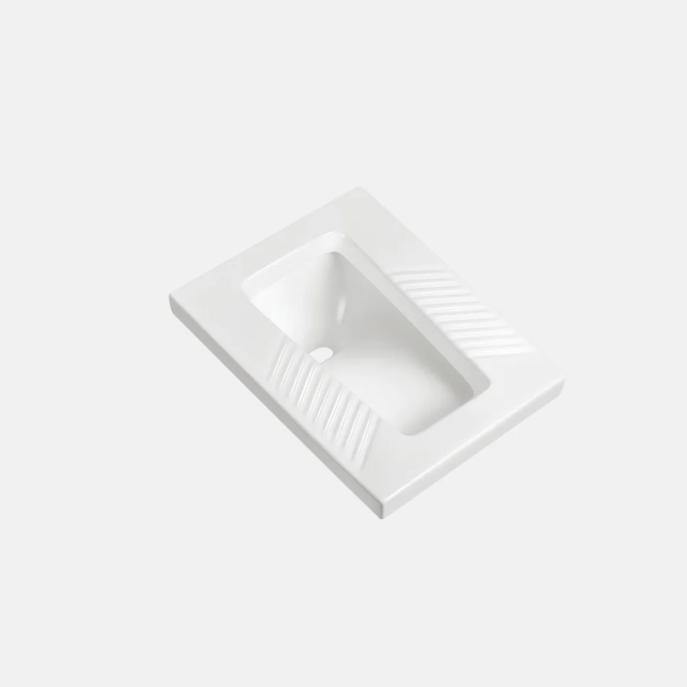 Porcelain Standard Size Squatting Wc Pan Luxury Ceramic Public Squat Toilet Squat Wc Pan Easy To clean Cheap Price