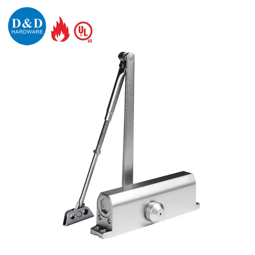 UL Aluminum BC Function 40-150KG Fire Rated 3 Hours Door Closer for Heavy Outside Door