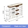 Transparent-Single row 3 layer