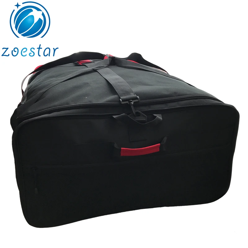 Large Folding Duffel Bag with Wheels Collapsible Rolling Travel Jumbo Cargo Trolley Wheelie Bag factory