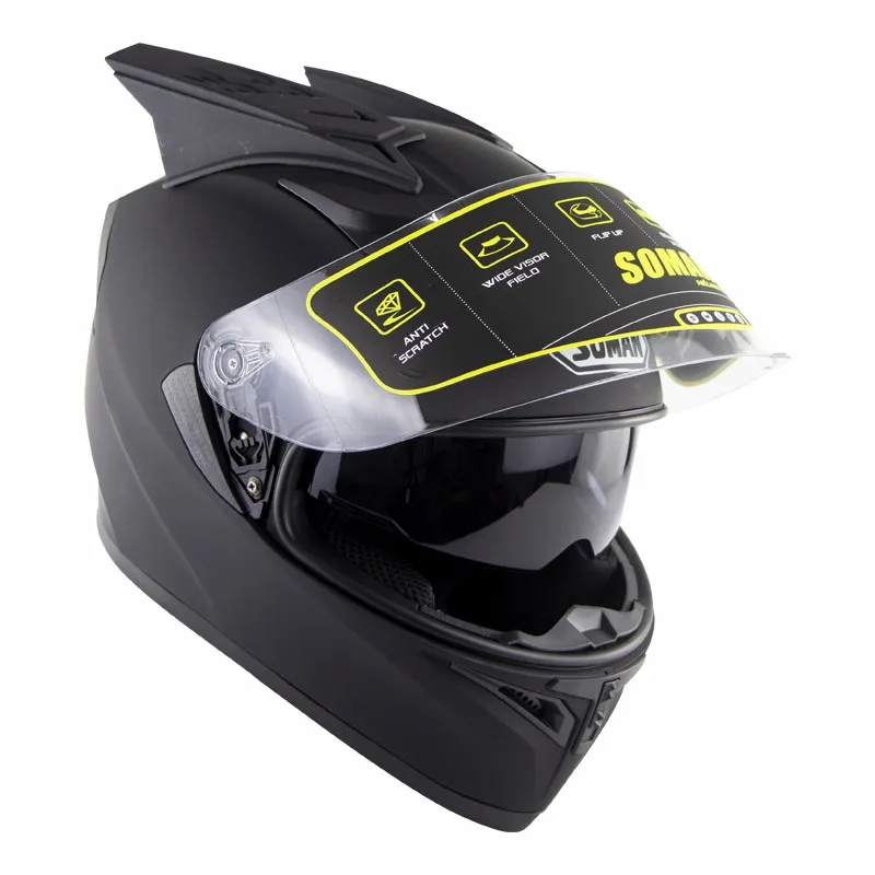 2 Pcs Décoration Casque Moto Voiture Corne Taureau Style Rose Foncé - Autocollant Anti-Collision