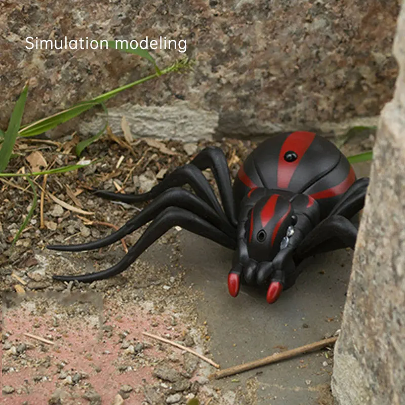 Remote Control Spider Toy - Innovation Tricky RC Insect Toy for Kids & Adults, Fun & Scary Prank Toy with Forward & Backward Functions Remote Control Spider Toy - Innovation Tricky RC Insect Toy for Kids & Adults, Fun & Scary Prank Toy with Forward & Backward Functions