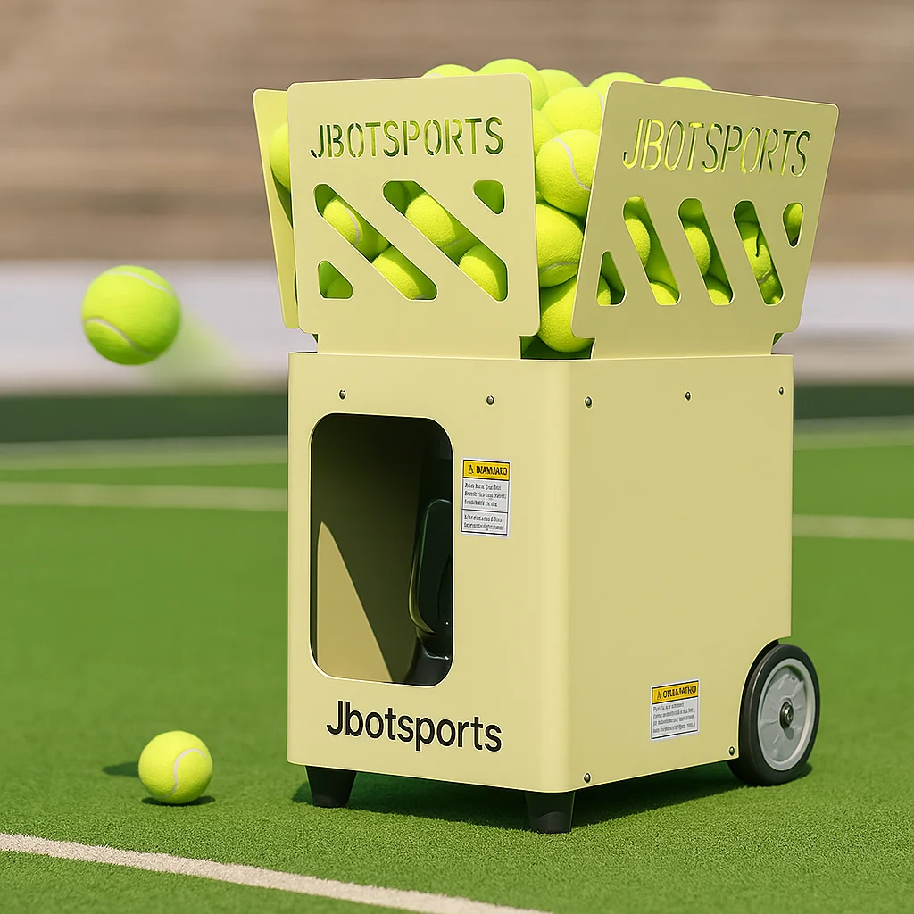Portable Professional Dual Sport Training Equipment Adjustable Ball Speed and Frequency Tennis Ball Machine