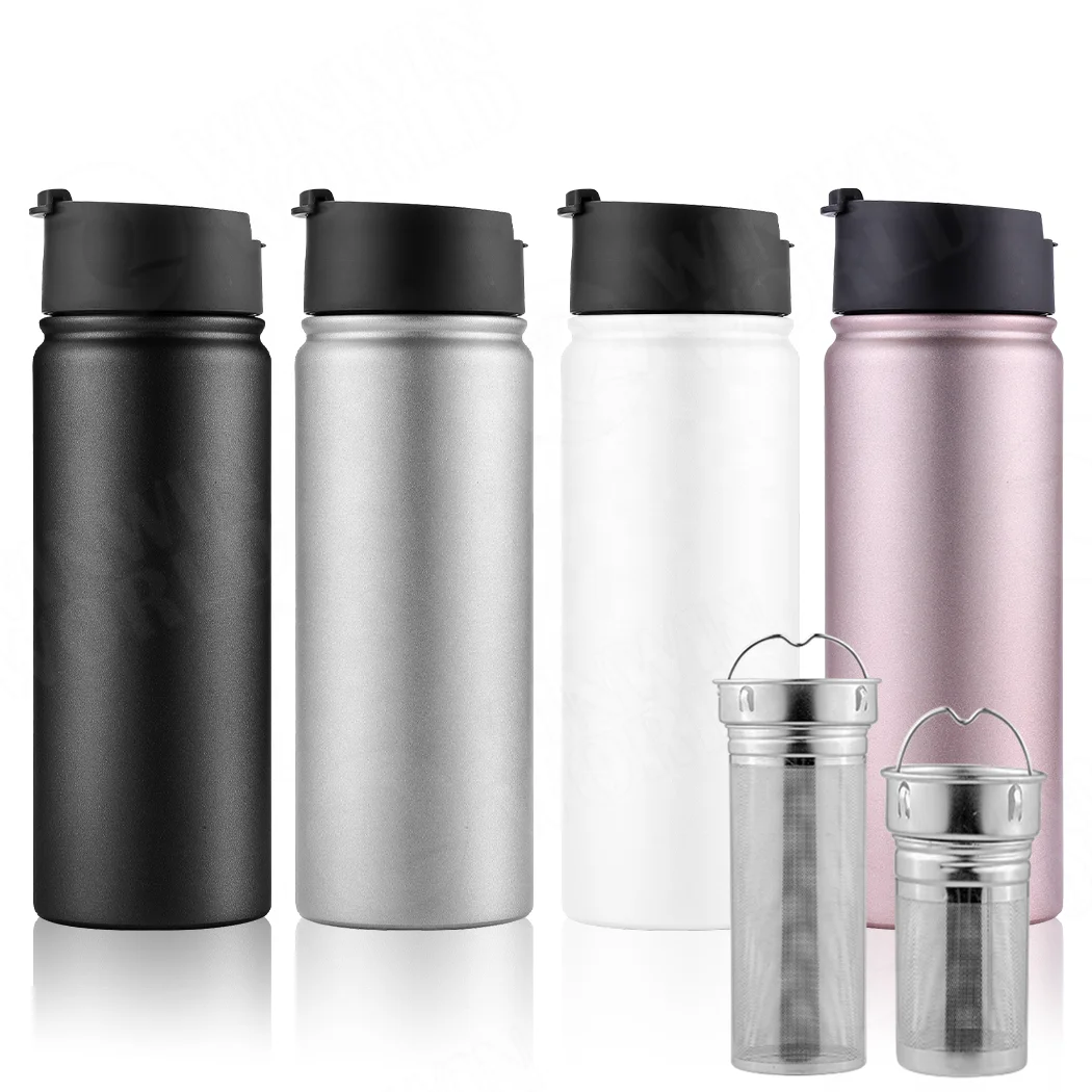 Leak Proof Stainless Steel Insulated Tea Infusers Bottle for Loose Tea  Thermos Travel Mug with Removable Infuser Strainer - China Glassware and Mug  price