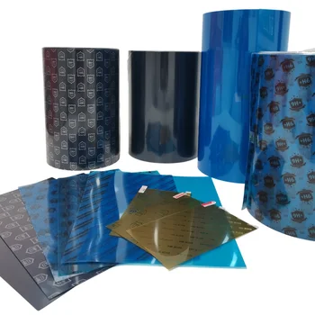 Free Slitting Anti Shock UltraThin Silicone Adhesive PET Screen Protective Film Roll Material for Mobile Phone Watch Screen