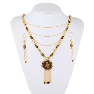 Fine Jewelry Wholesale Tthin Chain Necklace Tthin Chain Necklace Bridal Jewelry Set for Wedding Indian