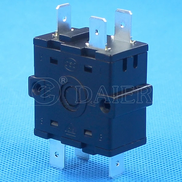 RT2 Series Rotary Control Switch 2/3/5/6 Pole 2/3/4/5 Position Rotary Selector Momentary Switches 16A 250VAC