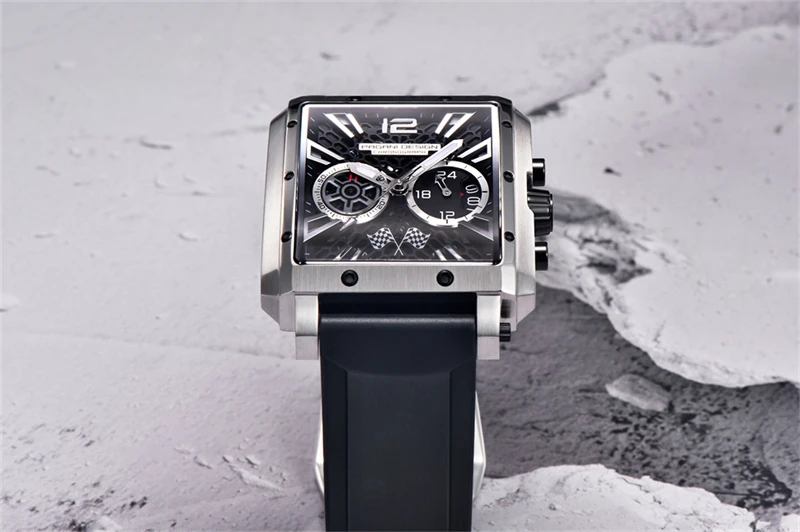 PAGANI DESIGN – nouvelles montres pour hommes, montre-bracelet carré Sport de plongée, étanche à 100M, montres à Quartz multifonctions
