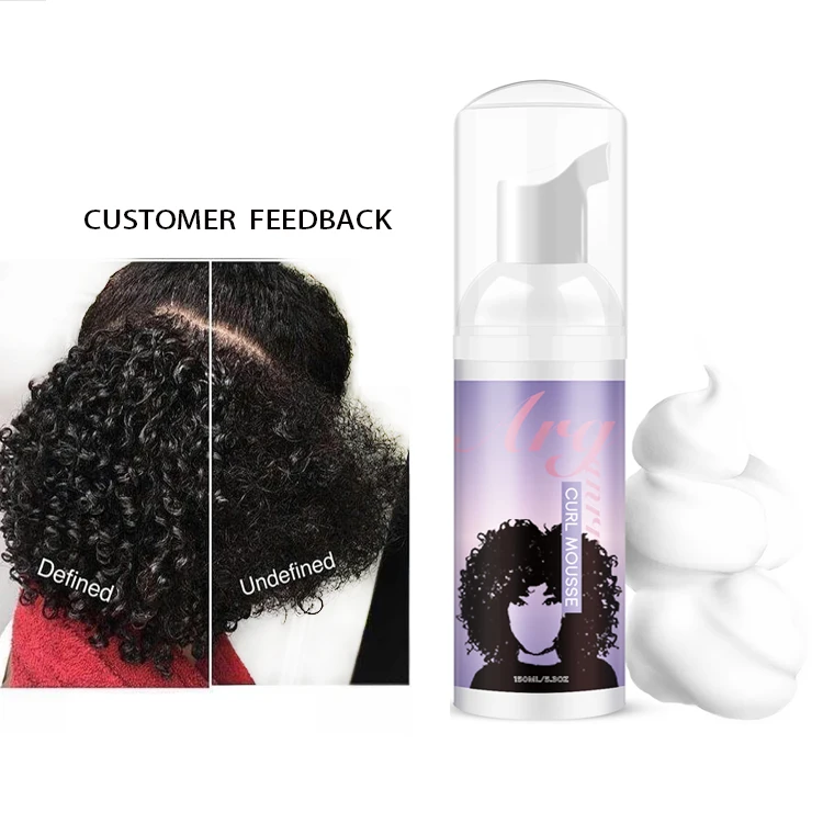 Private Label Control Frizzy Add Shine and Moisturize Twist Lock Rich Foam Alcohol Free Foam Mousse Hair Products