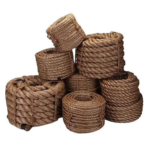 Wholesale China Manufacturers Braided 3 Strands Manila Jute Rope Hemp Rope Sisal Rope